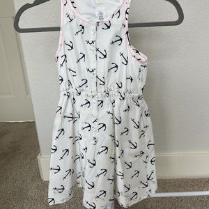 Crewcuts size 6 racer back anchor dress